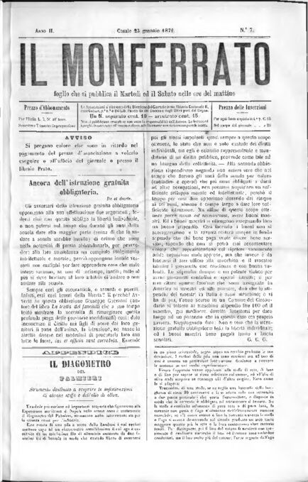 Il Monferrato - Edizione 7 del 23/01/1872